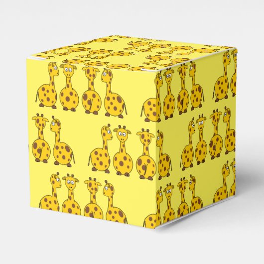 Giraffe-Gastgeschenk Geschenkschachtel (Vorderseite)