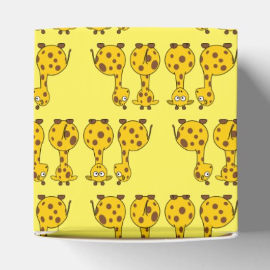 Giraffe-Gastgeschenk Geschenkschachtel (Oben)