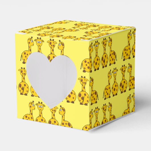 Giraffe-Gastgeschenk Geschenkschachtel (Vorderseite)