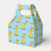 Giraffe-Gastgeschenk Geschenkschachtel (Rückseite)