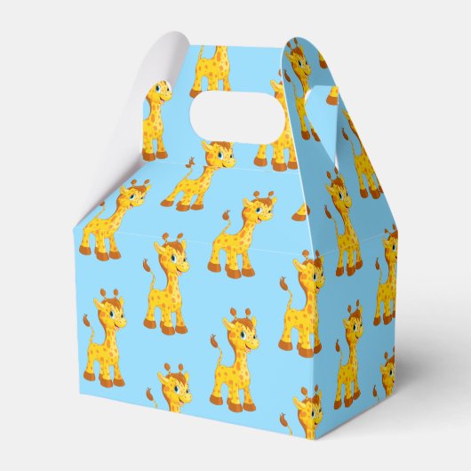 Giraffe-Gastgeschenk Geschenkschachtel (Vorderseite)