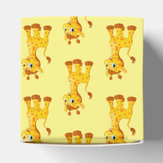 Giraffe-Gastgeschenk Geschenkschachtel (Oben)