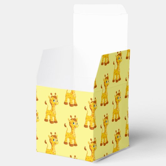 Giraffe-Gastgeschenk Geschenkschachtel (Geöffnet)