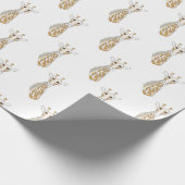 Giraffe, Geburtstag, Weihnachts-Party, Packpapier (Ecke)