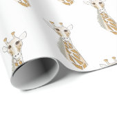 Giraffe, Geburtstag, Weihnachts-Party, Packpapier (Rolleneckpunkt)
