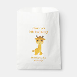 Giraffe Geburtstags-Leckereien Geschenktütchen