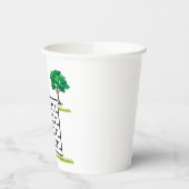 Giraffe Geburtstagsmaze-Puzzletappertassen Pappbecher (Links)