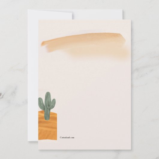 Giraffe Geburtstagsparty Einladung (Rückseite)