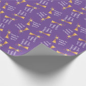 Giraffe Geburtstagsparty Geschenkpapier (Ecke)