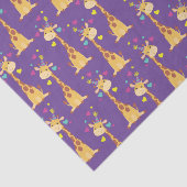 Giraffe Geburtstagsparty Seidenpapier (Ausschnitt)