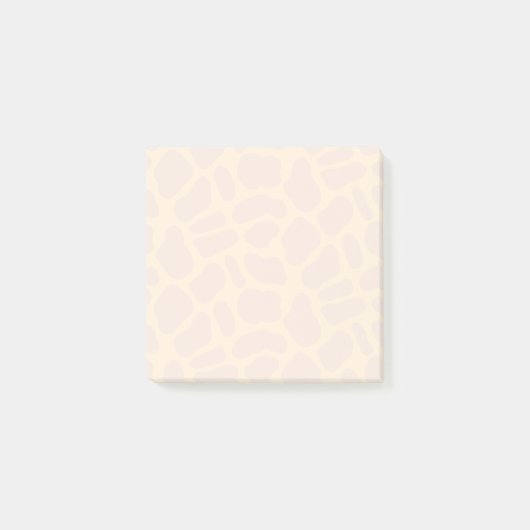 Giraffe Gelbe Gradient Wasserfarbe Minimal Post-it Klebezettel (Vorderseite)