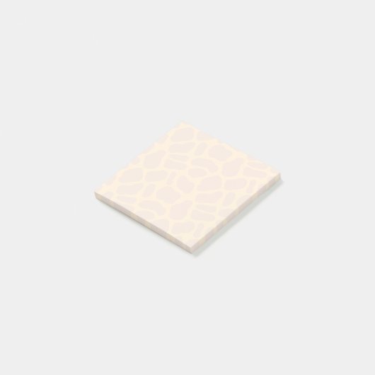 Giraffe Gelbe Gradient Wasserfarbe Minimal Post-it Klebezettel (angewinkelt)