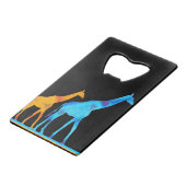Giraffe Geldbeutel Flaschenöffner (Vorderseite Schrägansicht)