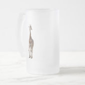 Giraffe genannte Spitze-Spitzen-Tasse.! Mattglas Bierglas (Vorderseite Links)