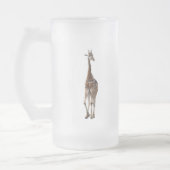 Giraffe genannte Spitze-Spitzen-Tasse.! Mattglas Bierglas (Links)