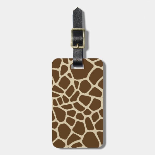 Giraffe Gepäckanhänger (Vorderseite vertikal)