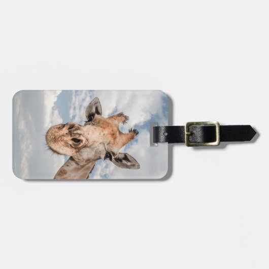 Giraffe Gepäckanhänger (Vorderseite horizontal)