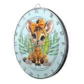 Giraffe gepunktete Fliege  Dartscheibe (Vorderseite rechts)