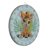 Giraffe gepunktete Fliege  Dartscheibe (Vorderseite Links)