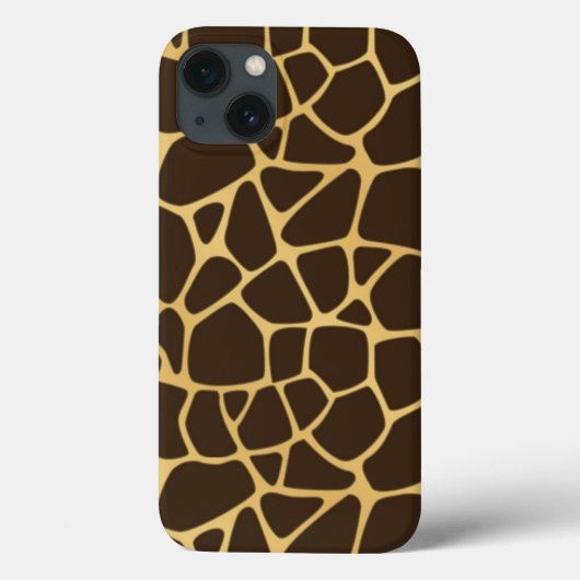 Giraffe Gepunkteter Hintergrund Case-Mate iPhone Hülle (Rückseite)