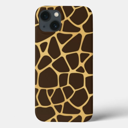 Giraffe Gepunkteter Hintergrund Case-Mate iPhone Hülle (Rückseite)
