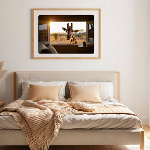 Giraffe-Geschenk für Tierliebhaber Poster