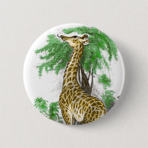Giraffe Geschenke Button