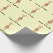 Giraffe Geschenkpapier (Ecke)