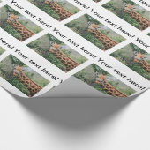 Giraffe Geschenkpapier (Ecke)