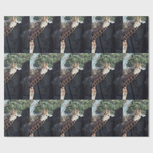 Giraffe Geschenkpapier (Flach)