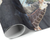 Giraffe Geschenkpapier (Rolleneckpunkt)