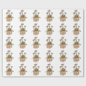Giraffe Geschenkpapier (Flach)