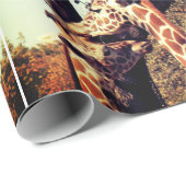 Giraffe Geschenkpapier für moderne Kunst (Rolleneckpunkt)