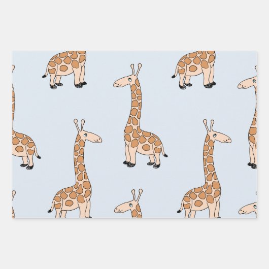 Giraffe Geschenkpapier Set (Vorderseite 3)