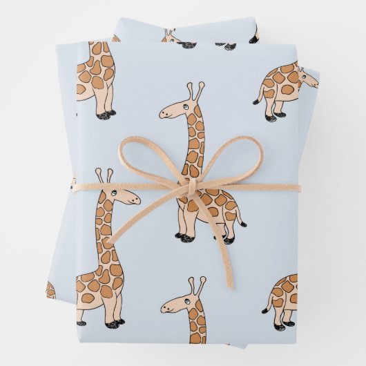 Giraffe Geschenkpapier Set (Beispiel)