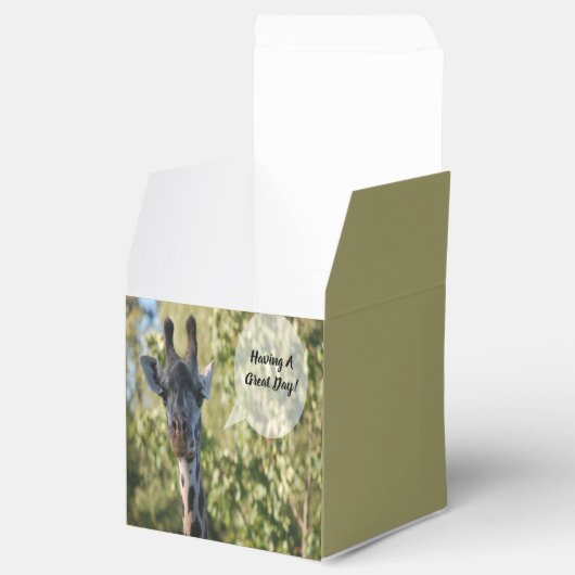 Giraffe Geschenkschachtel (Geöffnet)