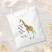 Giraffe Geschenktütchen (Ausgeschnitten)