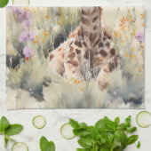 Giraffe Geschirrtuch (Gefaltet)