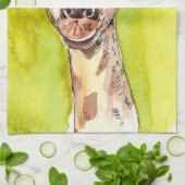 Giraffe Geschirrtuch (Gefaltet)