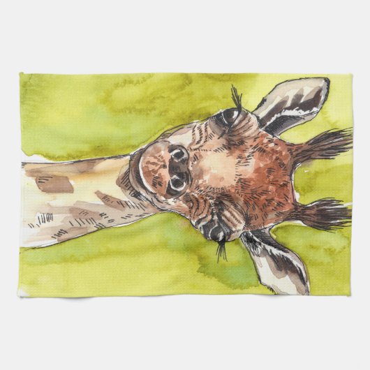 Giraffe Geschirrtuch (Horizontal)