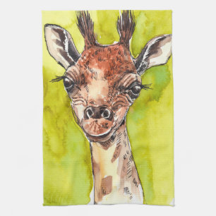 Giraffe Geschirrtuch