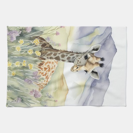 Giraffe Geschirrtuch (Horizontal)