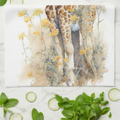 Giraffe Geschirrtuch (Gefaltet)