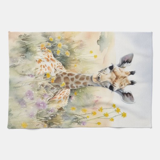 Giraffe Geschirrtuch (Horizontal)