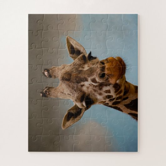 Giraffe-Gesicht-Portrait Puzzle (Vertikal)