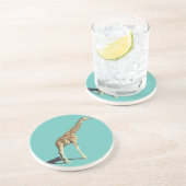 Giraffe Getränkeuntersetzer (Seite)