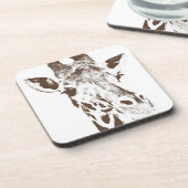 Giraffe Getränkeuntersetzer (Linke Seite)