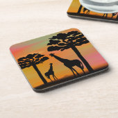 Giraffe Getränkeuntersetzer (Linke Seite)