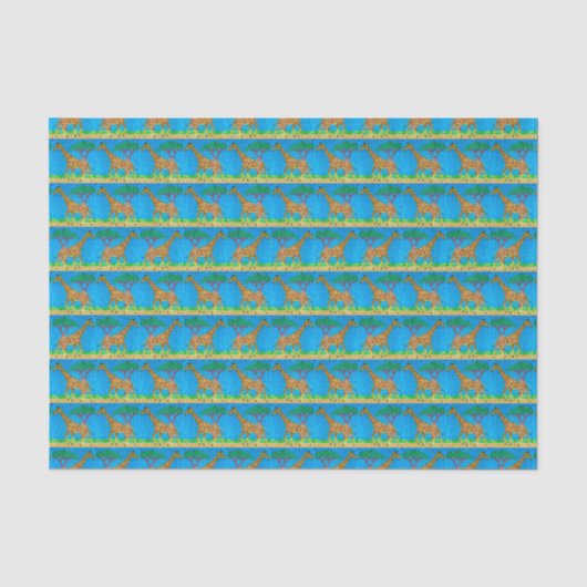 Giraffe - Gewebepapier Seidenpapier (Vorderseite)
