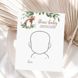 Giraffe Gezeichnet Kinderspiel